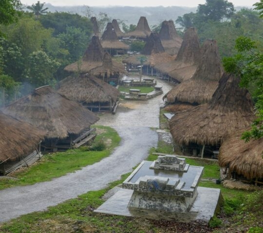 Visiting local villages close to Cap Karoso in Indonesia