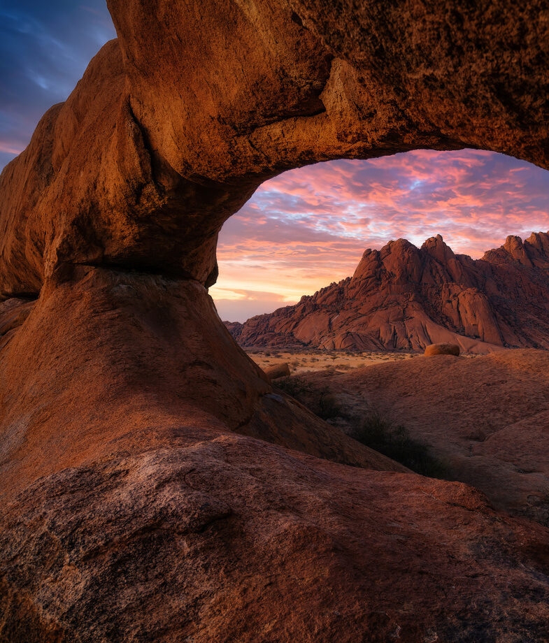 Watch whales surface and tail-slap along South Africa’s Whale Coast, or end the day in Damaraland’s red, rocky landscapes as the sky turns soft shades of pink.