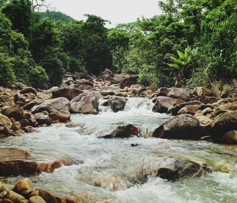 The waterfalls of Preah Monivong Bokor National Park in Cambodia