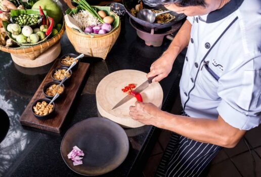 A bowl of bánh bèo in Vietnam, fresh street food in Ho Chi Minh City and a cooking class in Bangkok