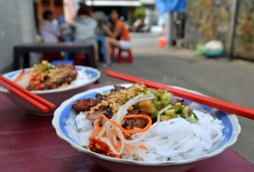 A bowl of bánh bèo in Vietnam, fresh street food in Ho Chi Minh City and a cooking class in Bangkok