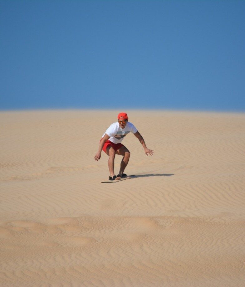 Trek through thick jungle to find gorillas, or feel the freedom of sliding down towering sand dunes