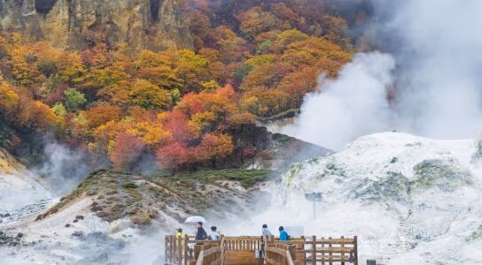 Soak in soothing hot springs preview image