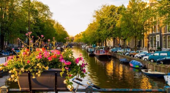 Ride a bike through Amsterdam preview image