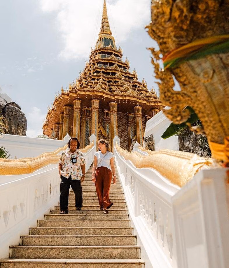 Glide through Khao Sok National Park on a traditional longtail boat and tour Thai temples with a private guide.