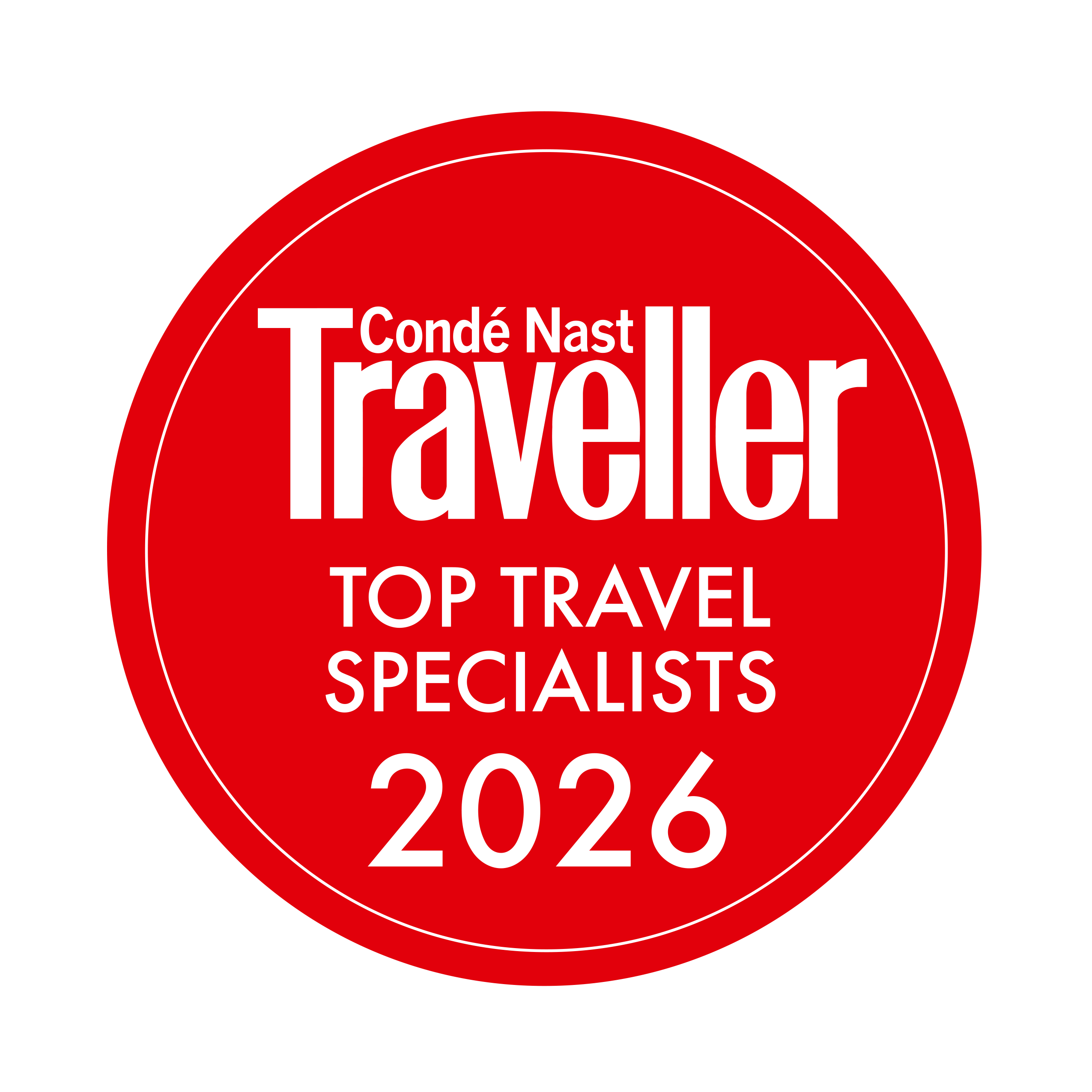 Condé Nast Traveller Top Travel Specialists 2025