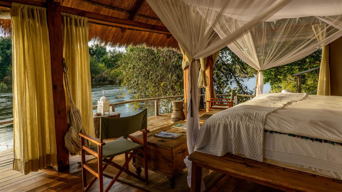 Sindabezi Island accommodation, Livingstone and Victoria Falls, Zambia