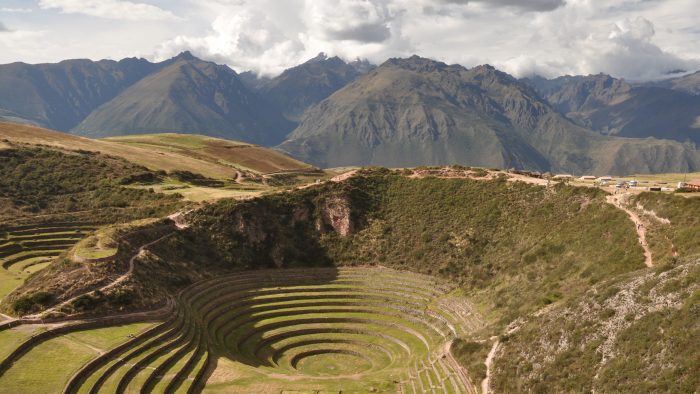 The Moray Terraces in the Sacred Valley, Peru