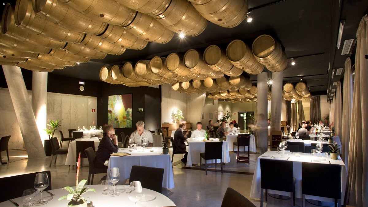 Restaurant at Hotel Viura, La Rioja, Spain