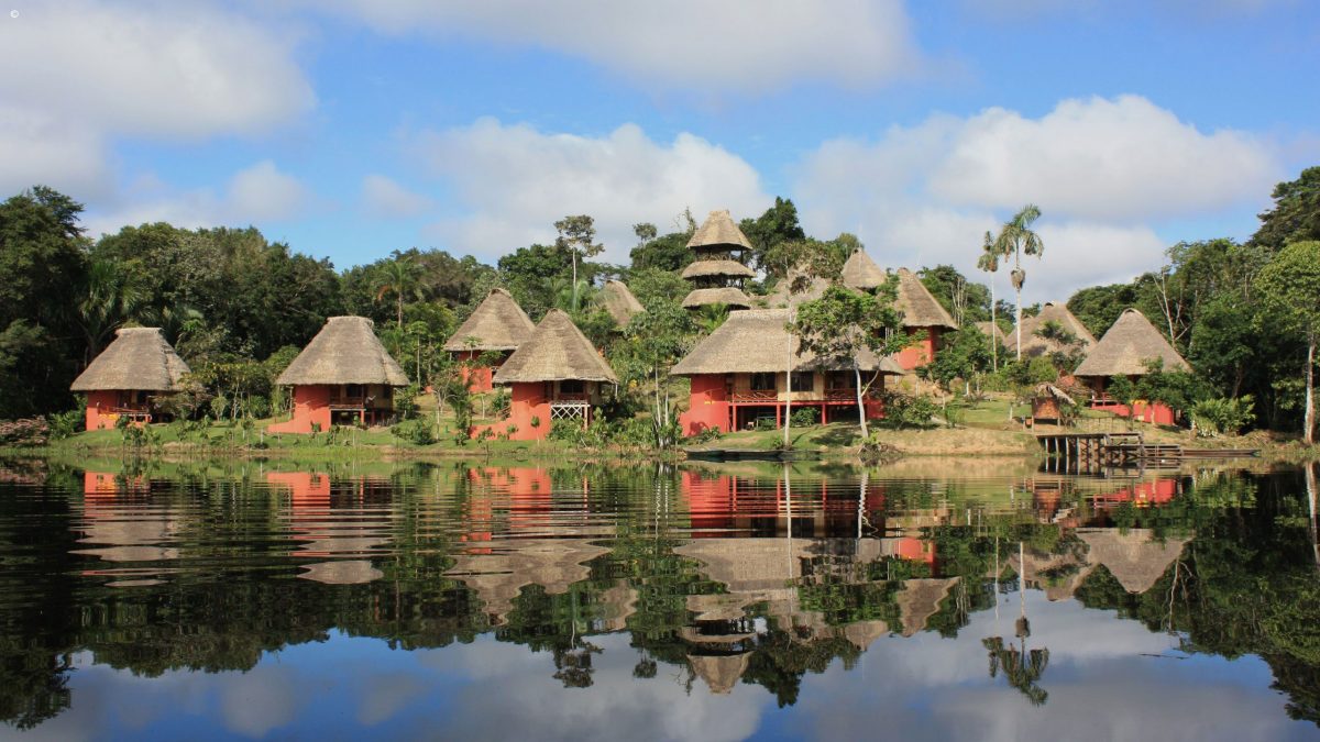 Exterior view, Napo Wildlife Centre, Ecuador, The Amazon