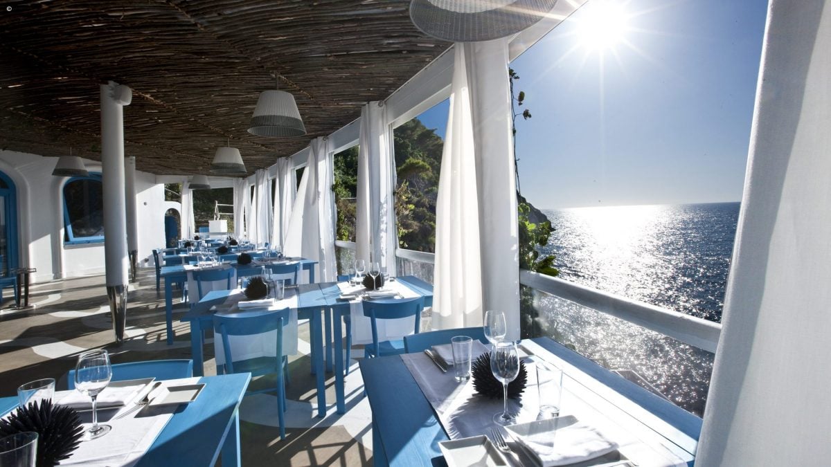 Capri Palace Hotel & Spa terrace restaurant, Italy