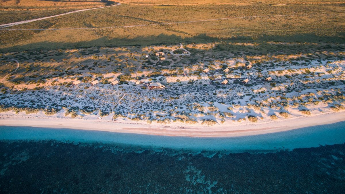 Aerial view of Sal Salis, North West Australia