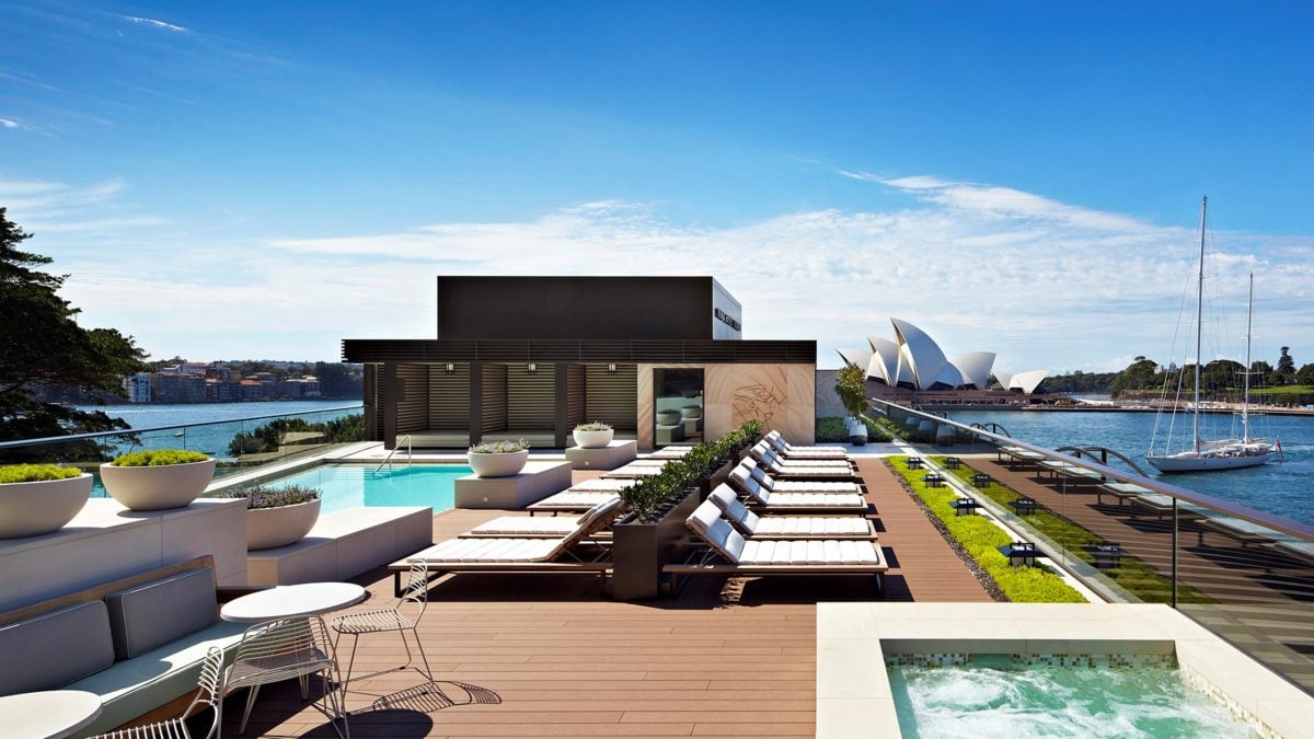 Rooftop pool, Park Hyatt Sydney, Australia
