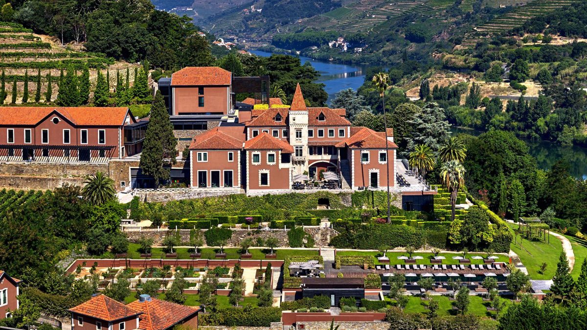 Six Senses Douro Valley surrounded by lush greenery