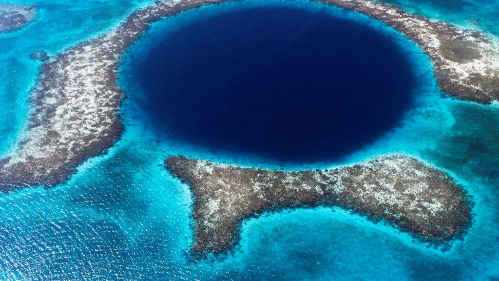 Blue hole, Belize. 