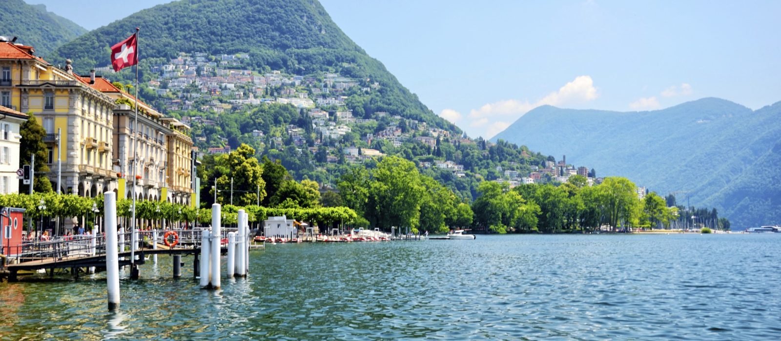 Lugano lake, Switzerland