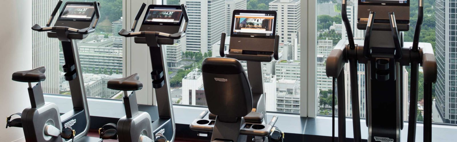 Gym with a view, Andaz Tokyo Toranomon Hills, Japan