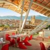 Hotel Marques de Riscal, Al Fresco Restaurant Terrace, La Rioja, Spain