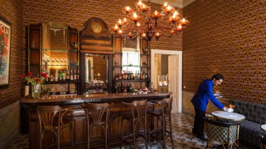 Bar, Palazzo Margherita, Bernalda, Puglia, Italy