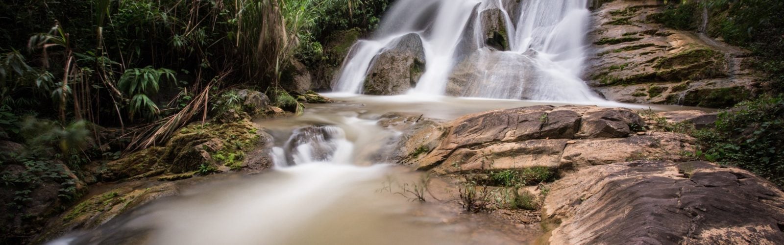 Waterfall in the Oudomxay province of Laos