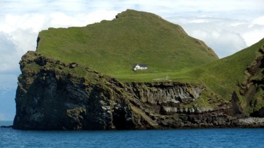 Secluded house, Vestmannaeyjar Archipelago, Iceland