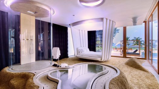 Interior bedroom view, Penthouse, Iniala Beach House Villas & Suites, Phuket, Thailand