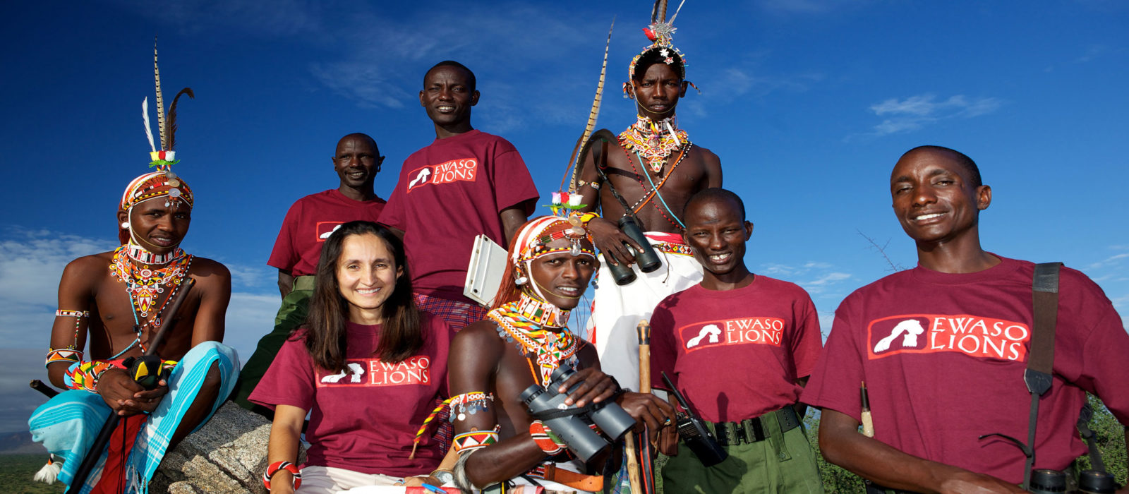 Shivani and team Ewaso Lions Kenya