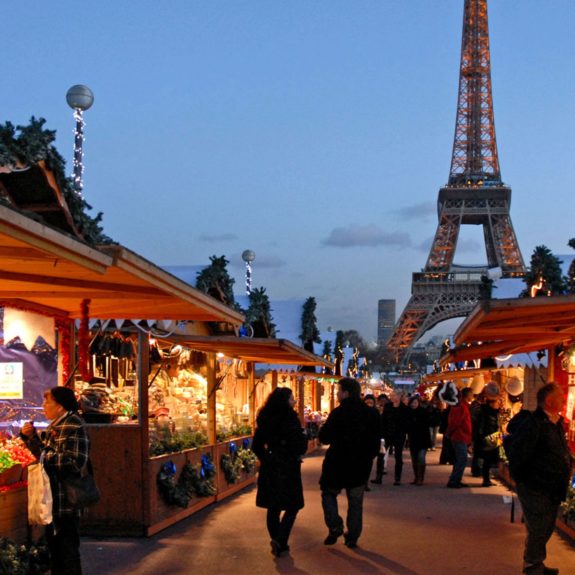 Paris Christmas Market, Champs de Mars, Eiffel Tower