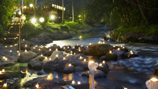 Hundred candle dinner, Ubud, Bali