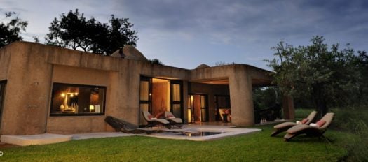 Amber Suite exterior view, Earth Lodge, Sabi Sands, South Africa