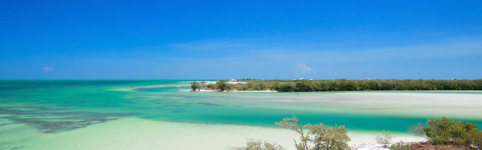 Panoramic view of Holbox Island, Mexico
