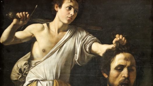 Caravaggio's David and Goliath, Rome