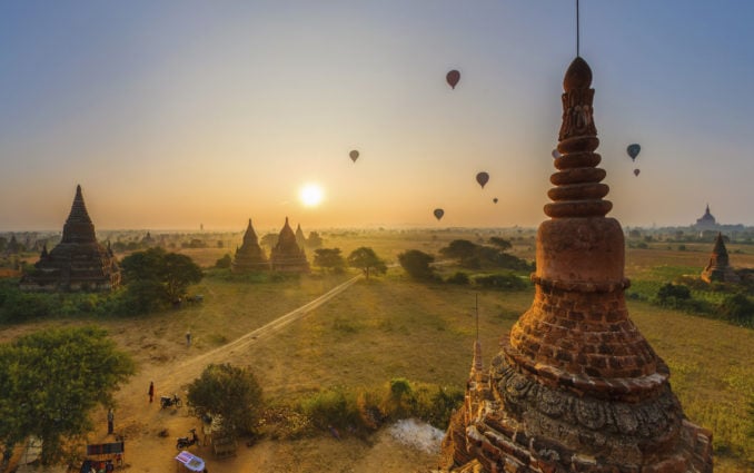 Hot Air Balloons Bagan