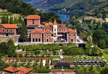 Six Senses Douro Valley surrounded by lush greenery
