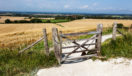 Footpath to Wilmington, East Sussex, England