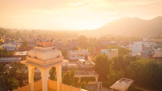 amer-cityscape-sunrise-jaipur-rajasthan-india