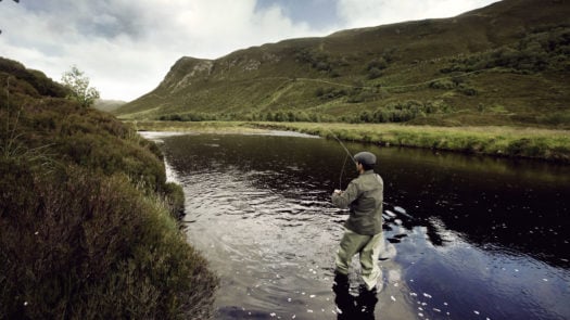 Fishing at Alladale, Scotland