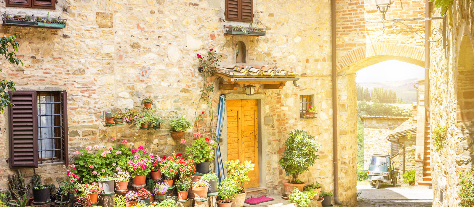 Village in the Chianti region of Tuscany, Italy