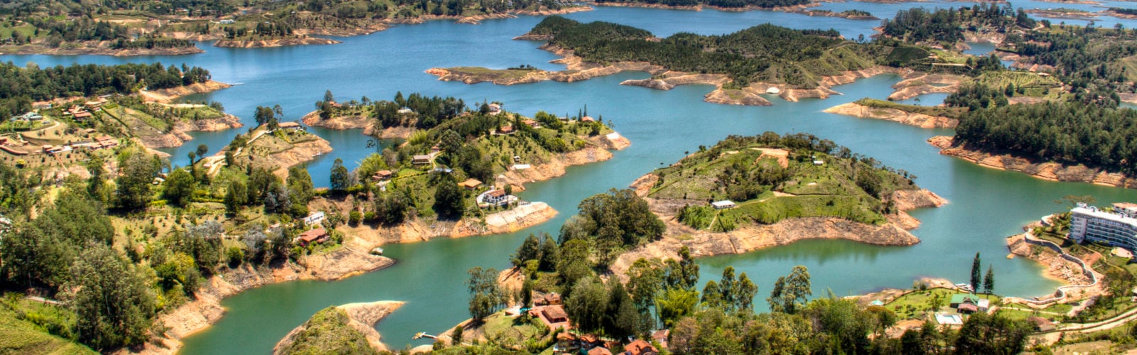 View over Guatape Colombia