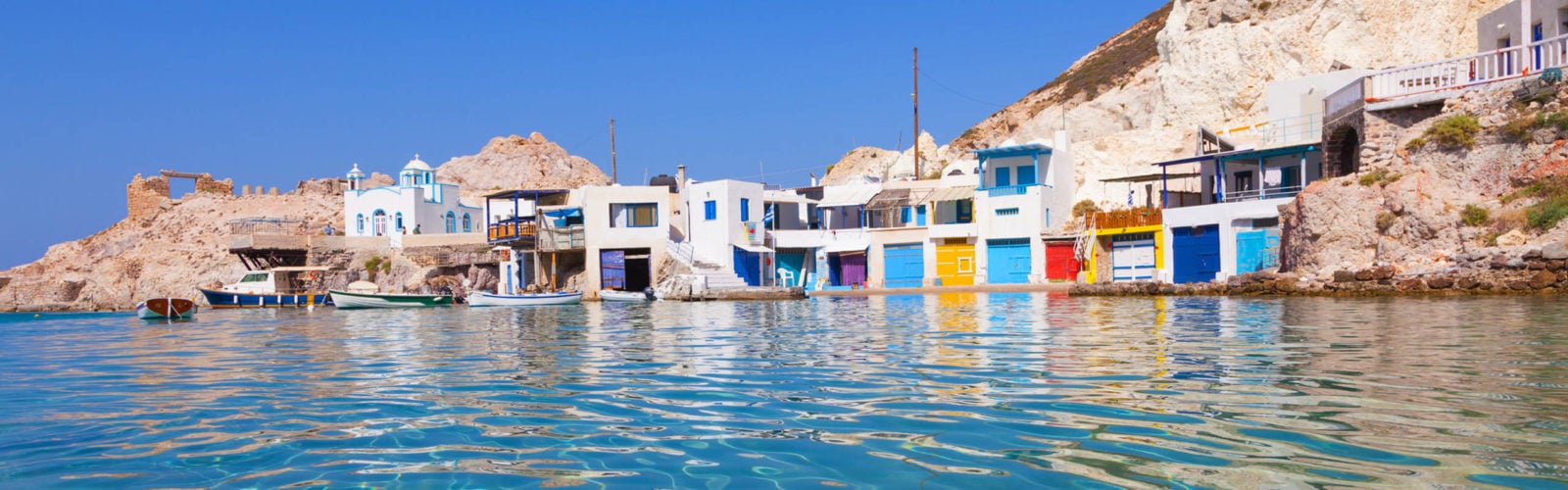 Traditional Greek fishing village