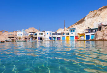 Traditional Greek fishing village