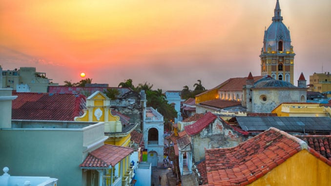 sunset-cartagena-colombia