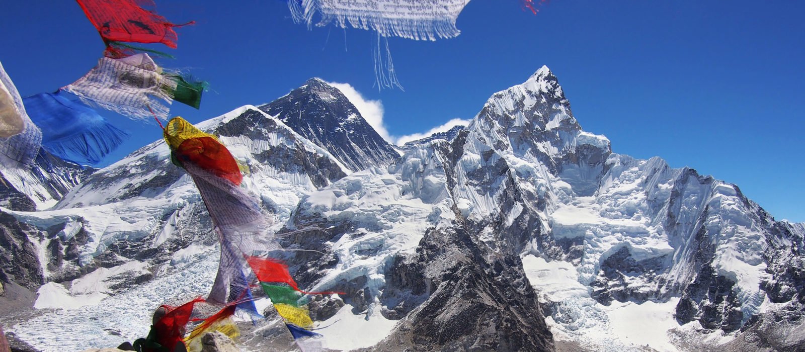 Mount Everest and Nuptse in the Nepal Himalaya