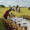 Breakfast on the plains at Ol Donyo Lodge, Kenya