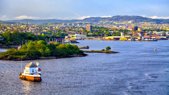 House on the water and Oslo, capital of Norway