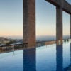 The pool and view at The Silo, Cape Town, South Africa
