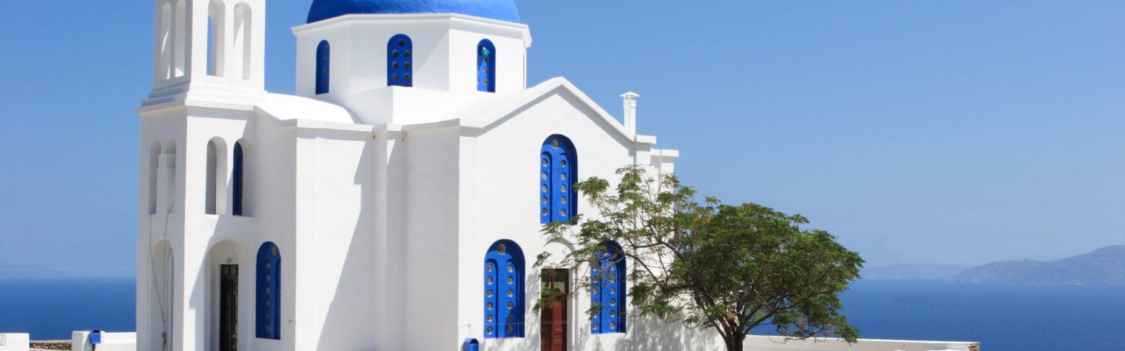 Greek Orthodox Church in Ano Meria, Folegandros, Greece