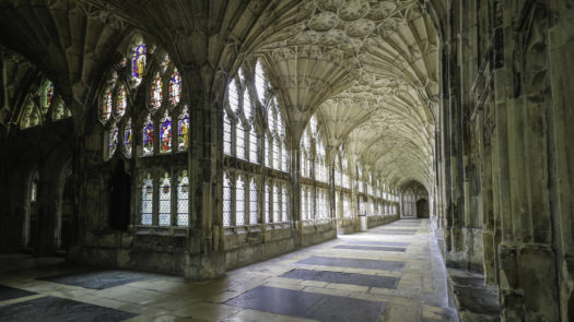 Gloucester Cathedral Cloisters, England, UK