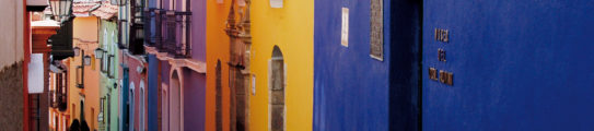 Coloured houses, La Paz, Bolivia