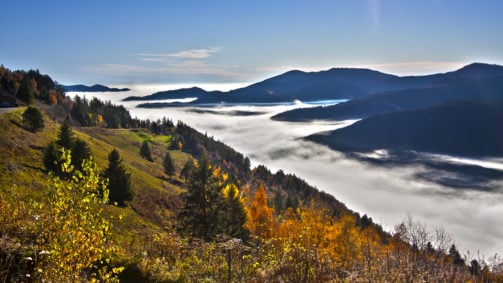panoramic view from Alsace summit, France